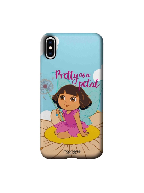 

macmerise Blue & Yellow Cartoon Characters Pretty Dora iPhone XS Max Back Case