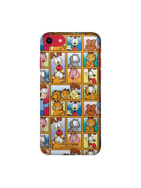 

macmerise Blue & Brown Garfield Collage iPhone SE (2020) Back Cover