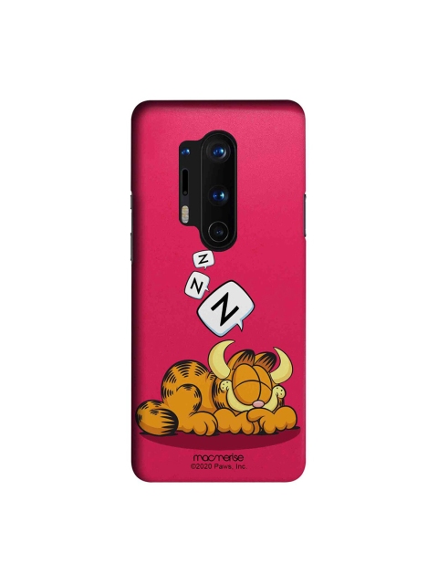 

macmerise Pink & Orange Garfield Sleepy Devil OnePlus 8 Pro Case