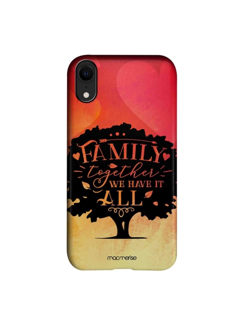 

macmerise Red & Black Family Is All Printed iPhone XR Back Case