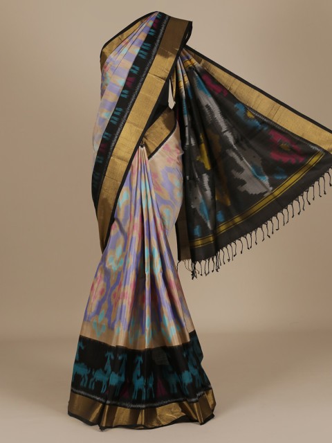 

Pothys Grey Woven Design Pure Silk Saree