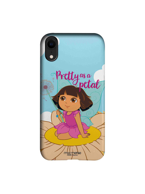 

macmerise Blue & Pink Pretty Dora Printed iPhone XR Back Case