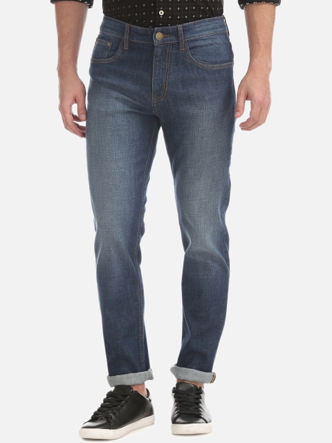

AD By Arvind Men Blue Slim Fit Mid-Rise Clean Look Jeans