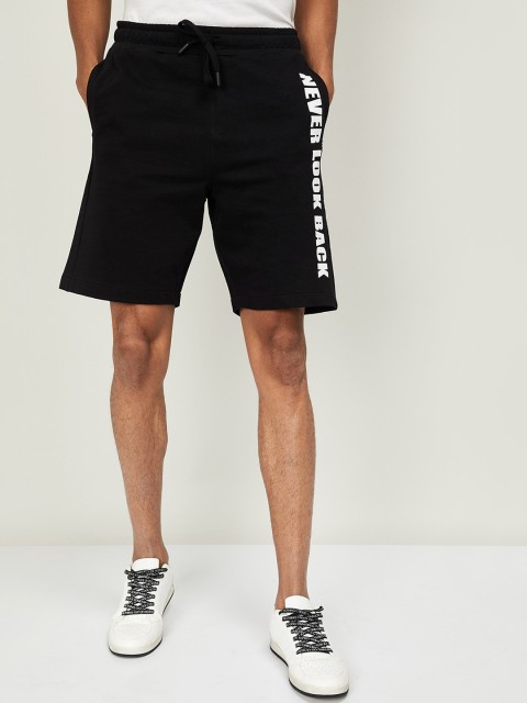 

Fame Forever by Lifestyle Men Black Solid Regular Fit Regular Shorts