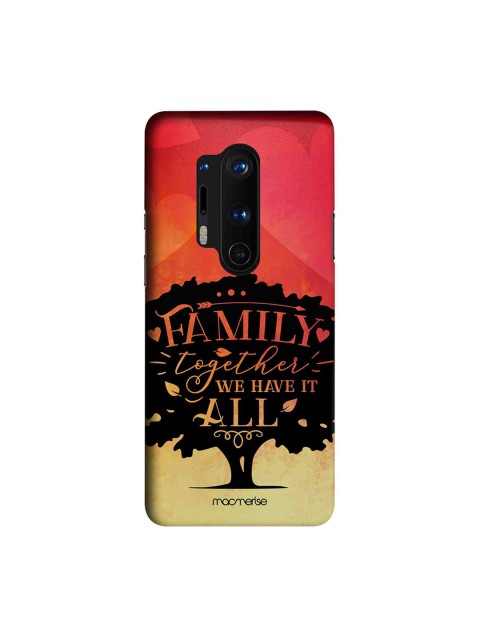 

macmerise Red & Black Family Is All OnePlus 8 Pro Back Case
