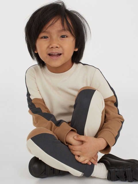 H&M Boys Beige Joggers