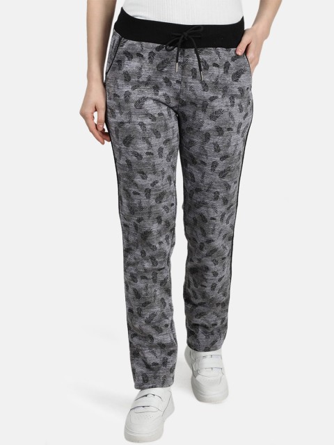 

Monte Carlo Women Grey Printed Track Pants