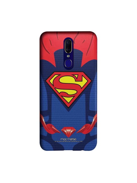 

macmerise Blue & Red Suit up Superman Printed Oppo F11 Back Case