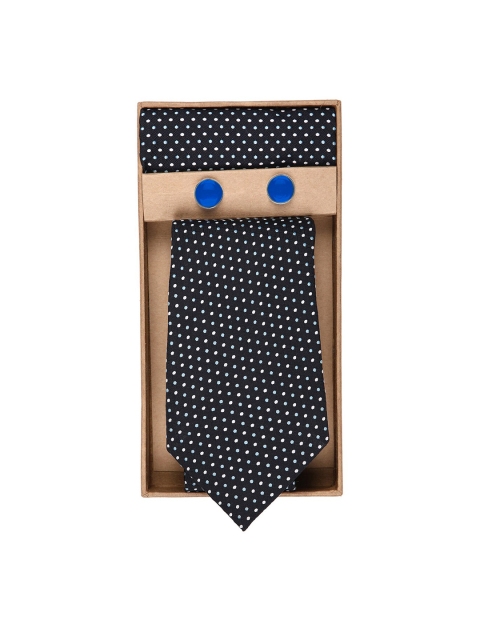 

Blacksmith Men Blue & White Printed Accessory Gift Set
