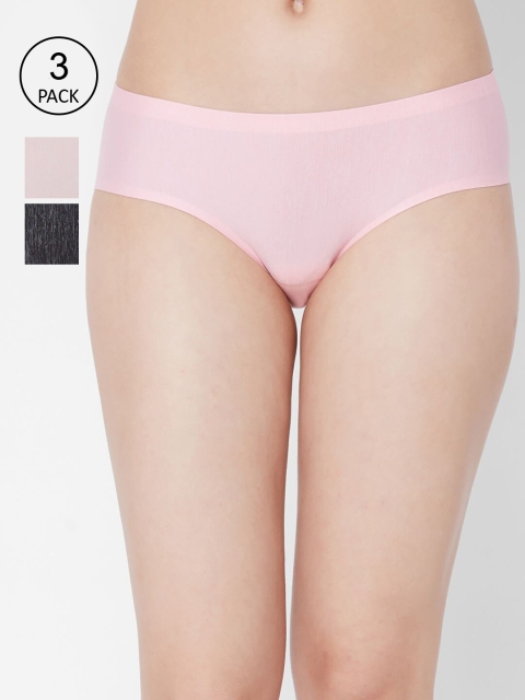 

Juliet Women Pack Of 3 Basic Briefs, Pink