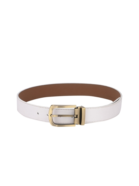 

Calvadoss Men White Solid Sustainable Belt