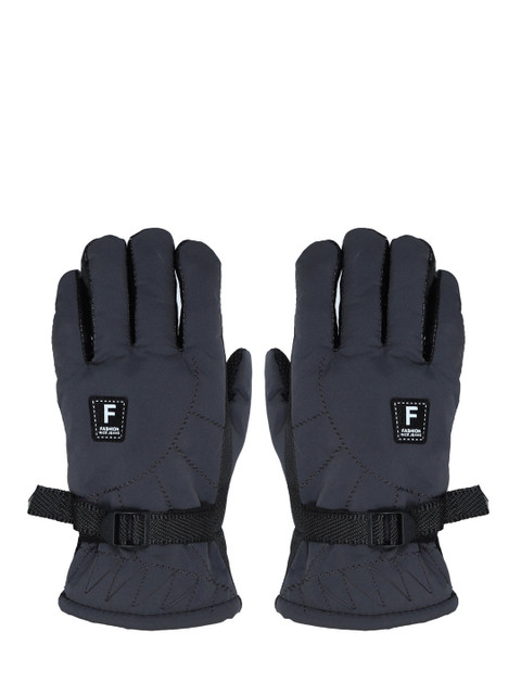 

FabSeasons Unisex Grey Solid Golves
