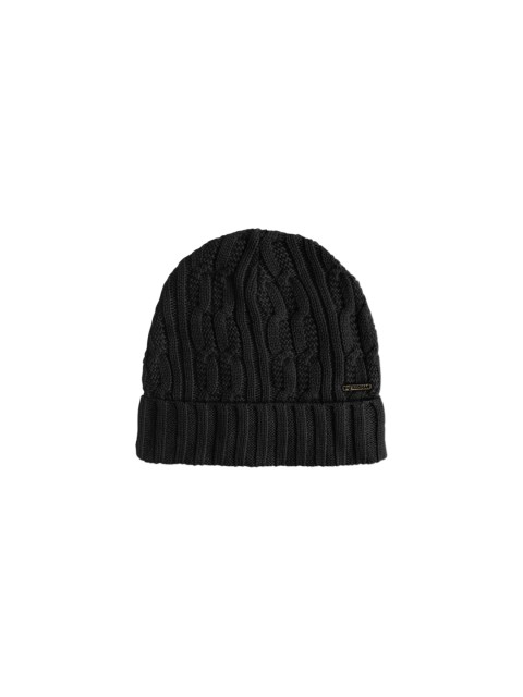 

Kosha Girls Black Acrylic Wool Flat Ribbed Cap