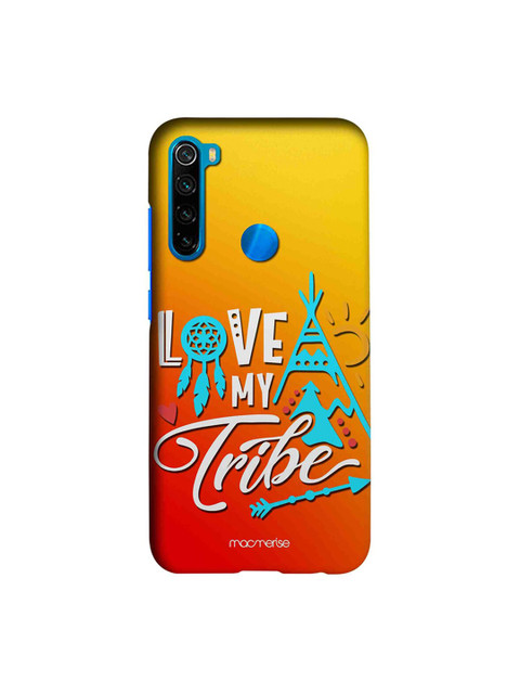 

macmerise Yellow & Orange Love My Tribe Xiaomi Redmi Note 8 Back Case