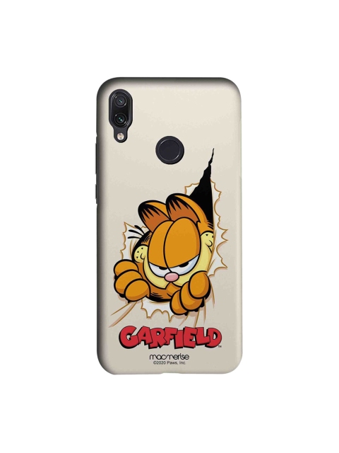 

macmerise Yellow & Red Heres Garfield Xiaomi Redmi Note 7 Pro Back Cover
