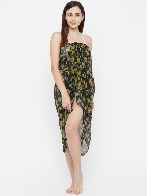 

Mirchi Fashion Women Black & Yellow Printed Sarong