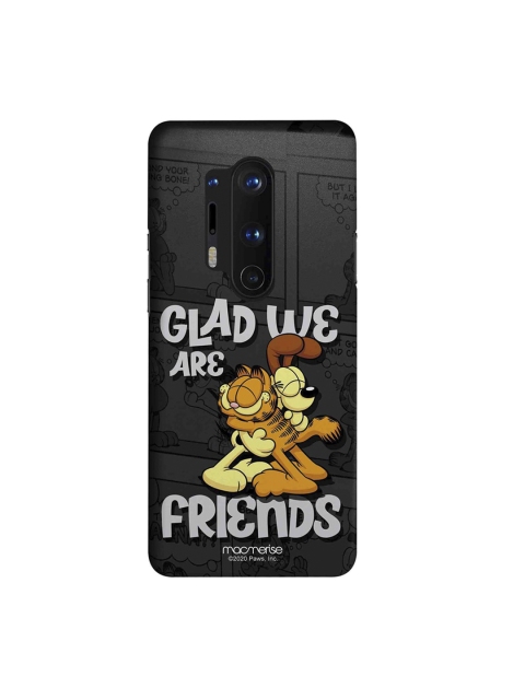 

macmerise Black & Yellow Friendly Catdog OnePlus 8 Pro Back Cover