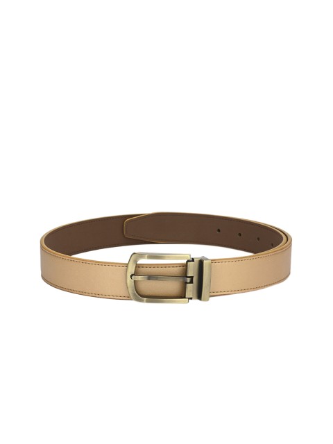 

Calvadoss Men Peach-Coloured Solid Belt