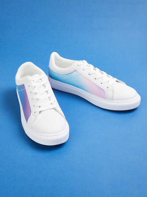 

Ginger by Lifestyle Women White Sneakers