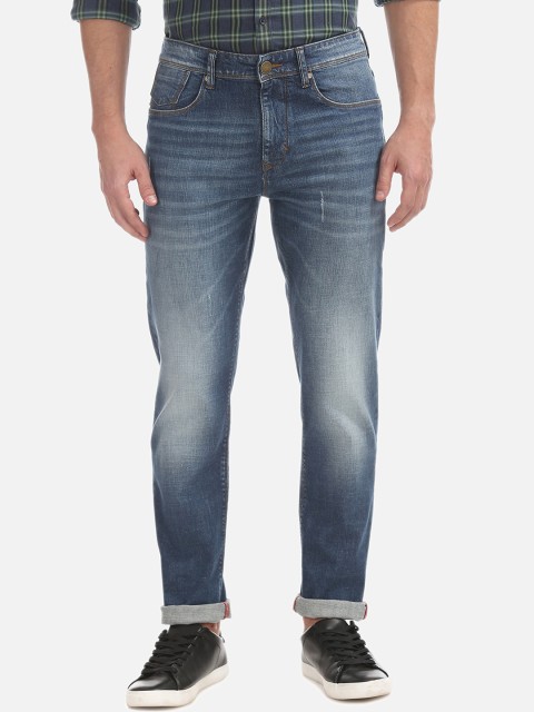 

AD By Arvind Men Blue Slim Fit Mid-Rise Clean Look Jeans