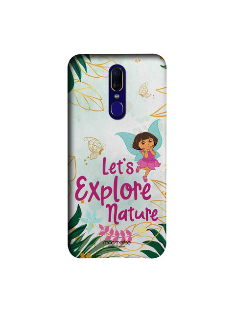 

macmerise Pink & Green Explore With Dora Oppo F11 Back Case