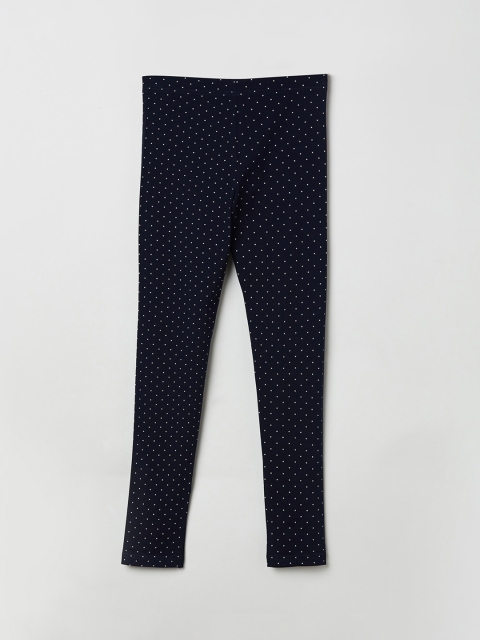 

max Girls Black Solid Ankle-Length Leggings