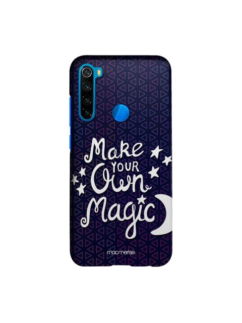 

macmerise Blue & White Make Your Magic Xiaomi Redmi Note 8 Back Case