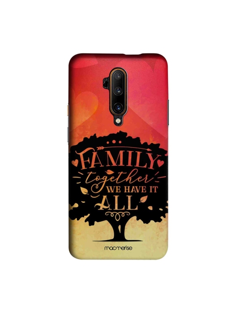 

macmerise Red & Yellow Family Is All Printed OnePlus 7T Pro Back Case