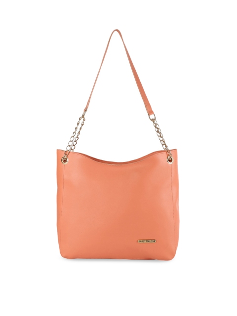 

Bagsy Malone Peach-Coloured Solid Shoulder Bag