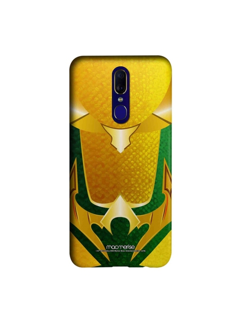 

macmerise Gold-Toned & Green Suit Up Aquaman Oppo F11 Back Case