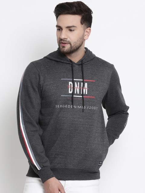 COBB Men Grey & White Printed Sweatshirt