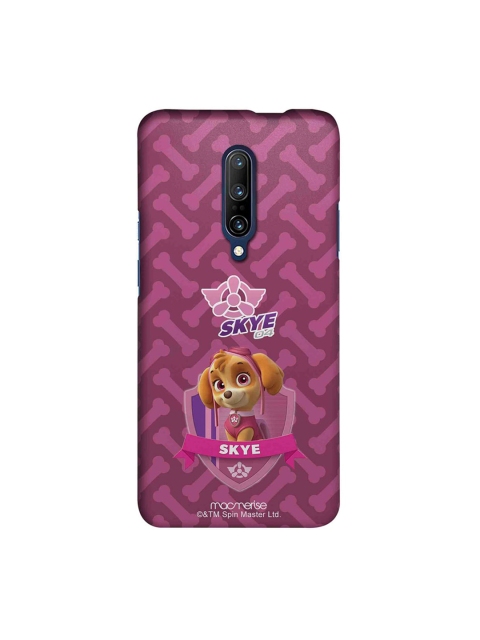 

macmerise Purple & Beige Skye Paw Patrol OnePlus 7 Pro Paw Back Cover