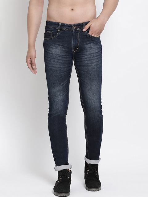 

COBB Men Navy Blue Slim Fit Mid-Rise Clean Look Jeans