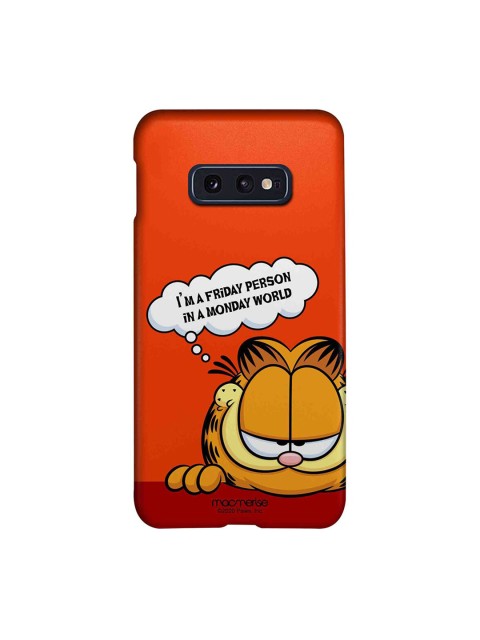 

macmerise Orange & Yellow Friday Garfield Samsung Galaxy S10E Garfield Back Case