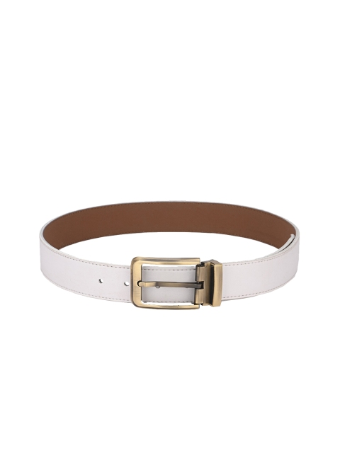 

Calvadoss Men White Solid Belt