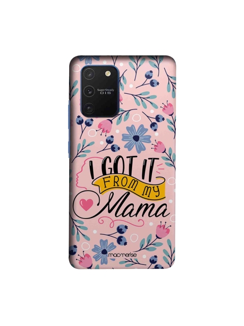 

macmerise Pink & Blue From My Mama Samsung Galaxy S10 Lite Back Cover