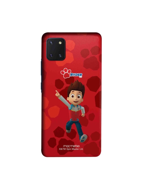 

macmerise Maroon & Blue Cartoon Character Ryder Paw Patrol Printed Samsung Galaxy Note 10 Lite Back Cover