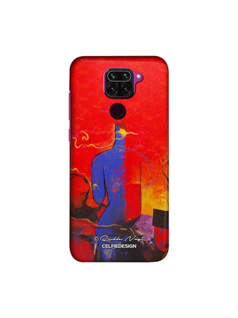 

macmerise Red & Blue Building A Mystery Xiaomi Redmi Note 9 Back Cover