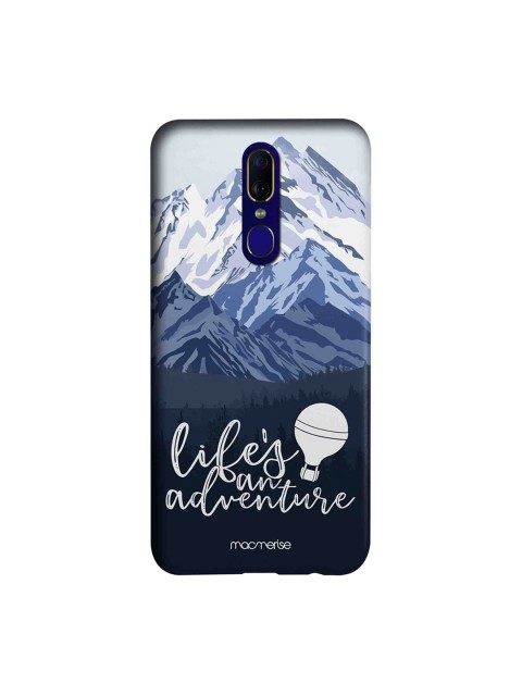 

macmerise White & Blue Lifes An Adventure Oppo F11 Back Case