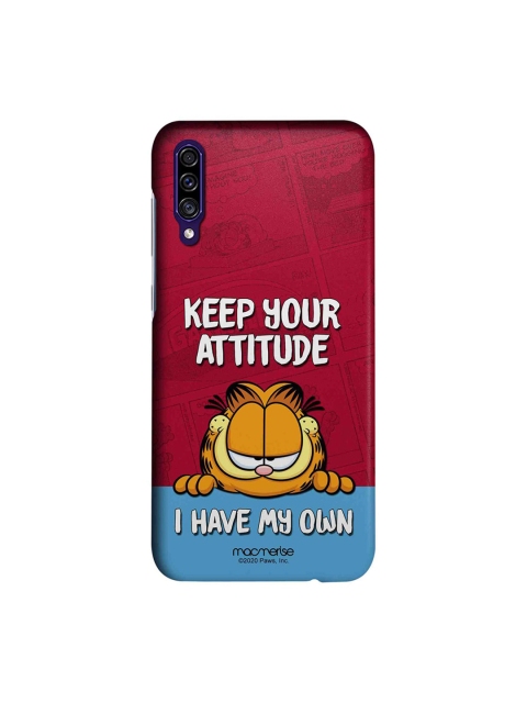 

macmerise Maroon & Blue Attitude Garfield Samsung Galaxy A30s Case