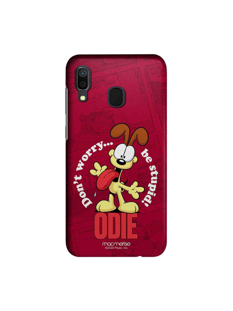 

macmerise Red & Yellow Odie Dont Worry Samsung Galaxy A30 Back Case