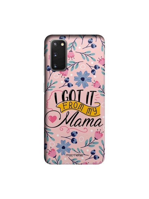 

macmerise Pink & Blue From My Mama Samsung Galaxy S20 Back Case