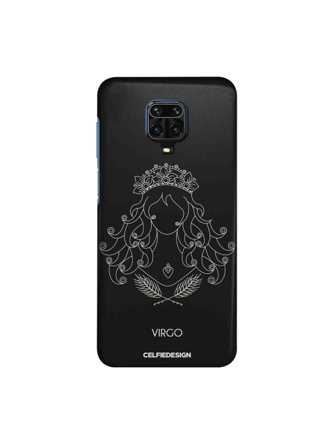 

macmerise Black & White Zodiac Virgo Xiaomi Redmi Note 9 Pro Back Cover