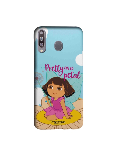 

macmerise Unisex Blue & Purple Cartoon Character Dora Printed Samsung Galaxy M30 Back Cover