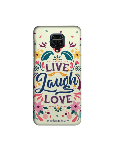 

macmerise White & Blue Live Laugh Love Redmi Note 9 Pro Case