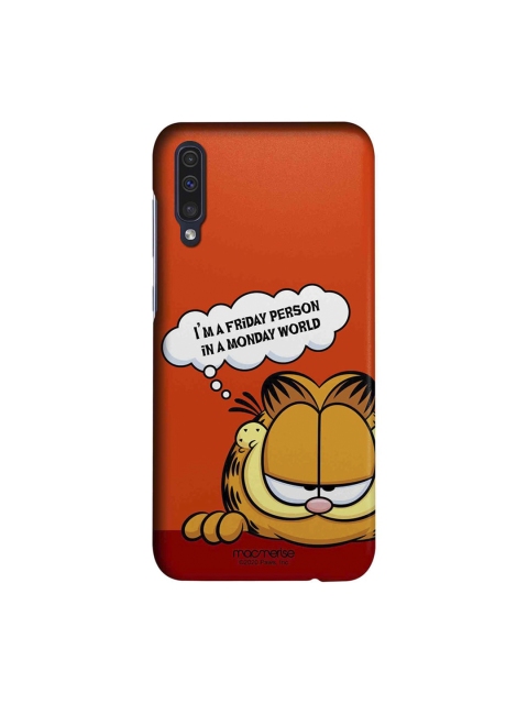 

macmerise Orange & Brown Friday Garfield Samsung Galaxy A50 Back Cover