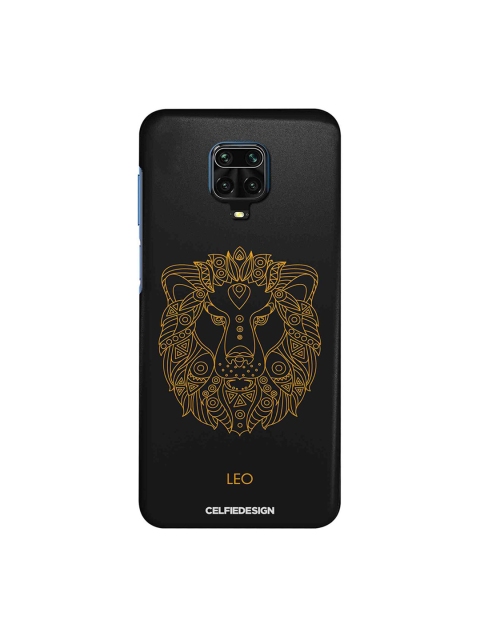 

macmerise Black & Yellow Leo Xiaomi Redmi Note 9 Pro Max Back Case