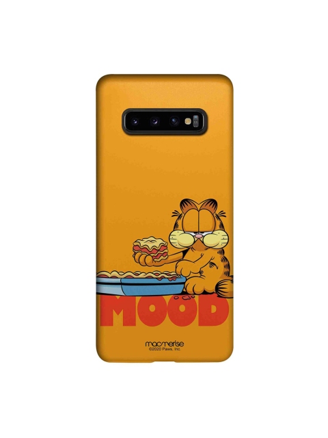 

macmerise Brown & Red Lasagna Mood Garfield Samsung Galaxy S10 Plus Back Cover