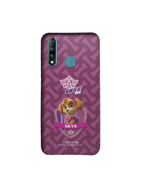 

macmerise Pink & Brown Cartoon Characters Skye Paw Patrol Vivo Z1 Pro Back Case