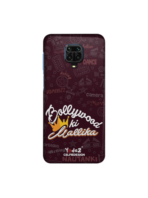 

macmerise Brown & White Bollywood ki Mallika Xiaomi Redmi Note 9 Pro Back Cover